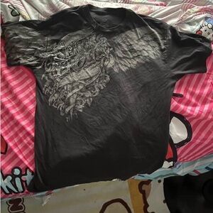 Men's Black Graphic T-Shirt